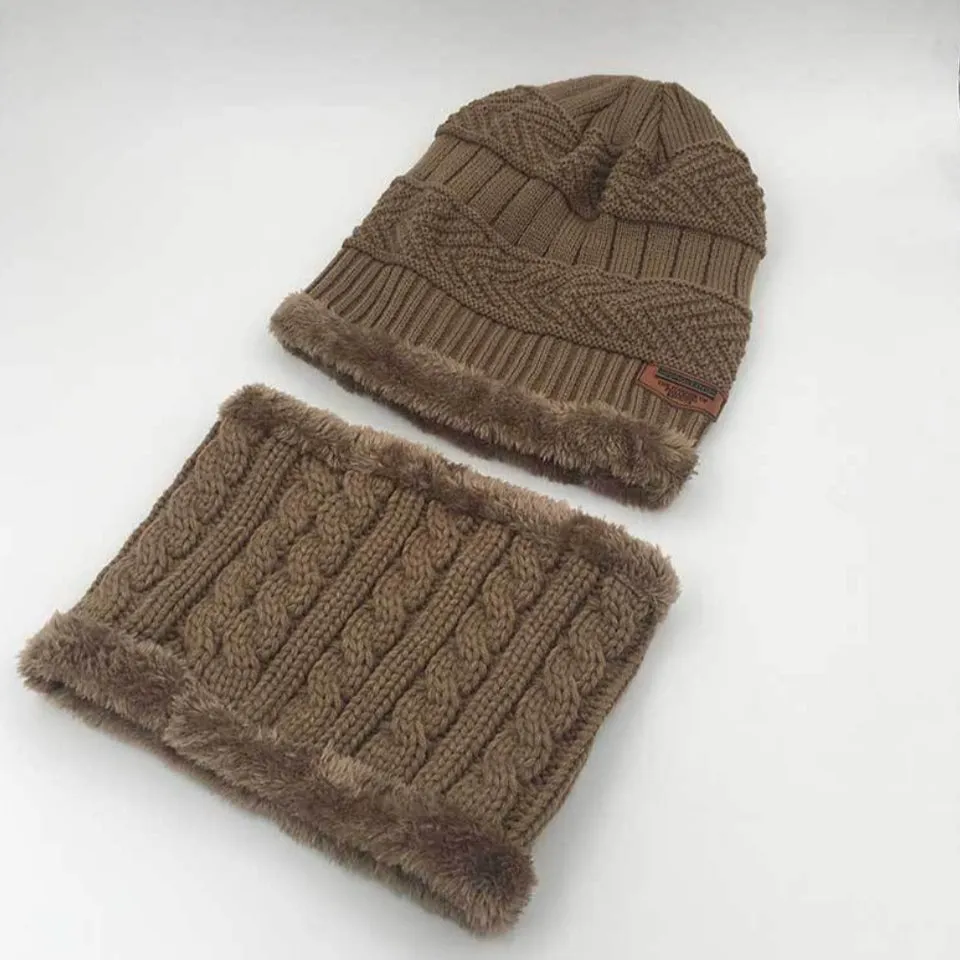 Winter Hat with Neck Warmer (Skullies & Beanies) For Men and Women