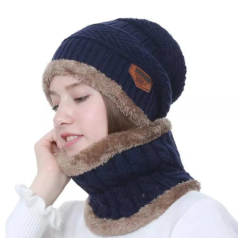 Winter Hat with Neck Warmer (Skullies & Beanies) For Men and Women