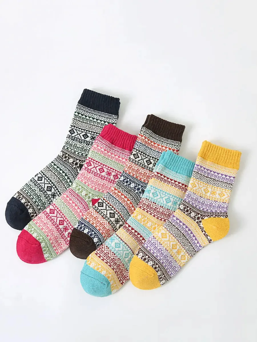 Women Winter Thicken Socks