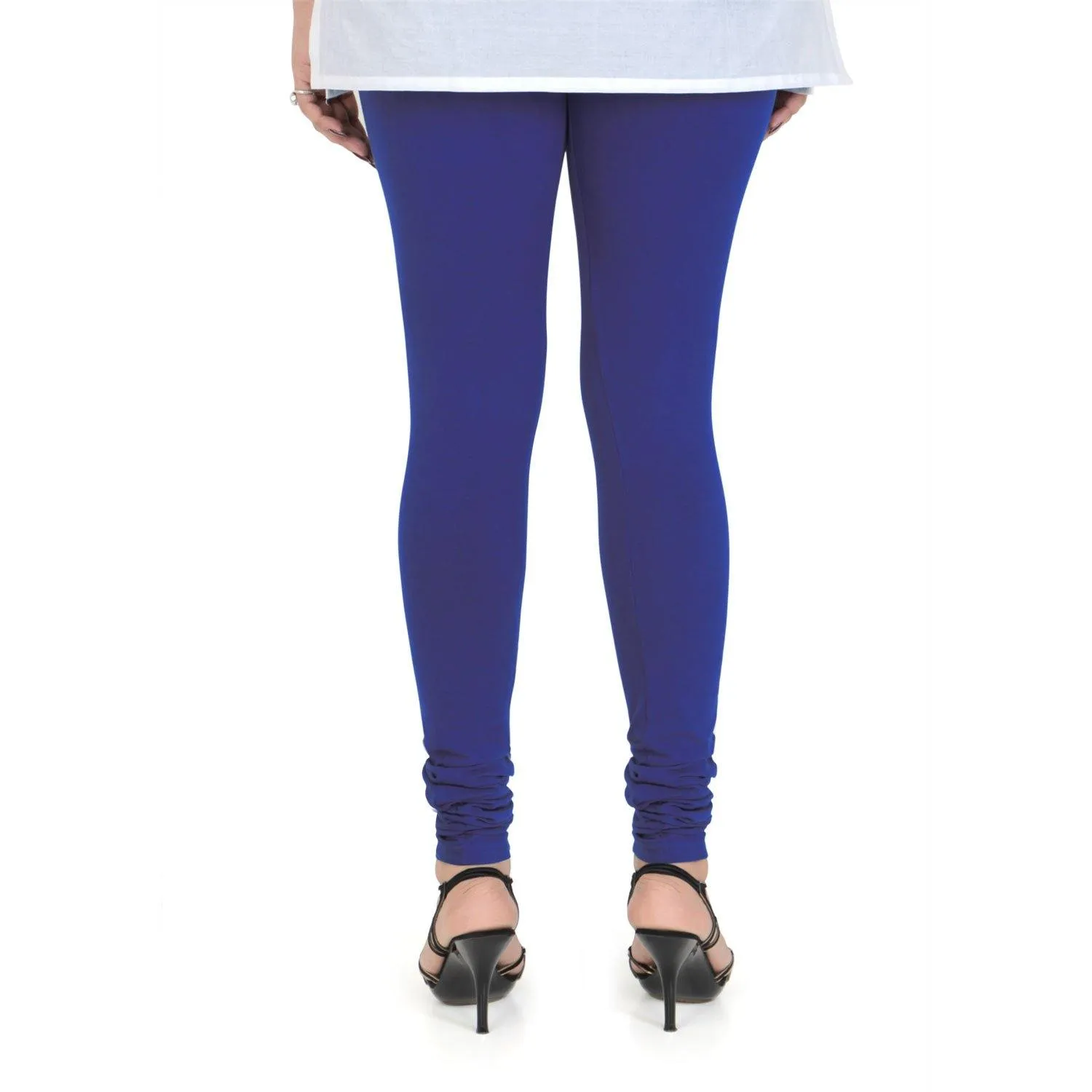 Women's Cotton Churidar leggings (Free Size) - Purple Heart