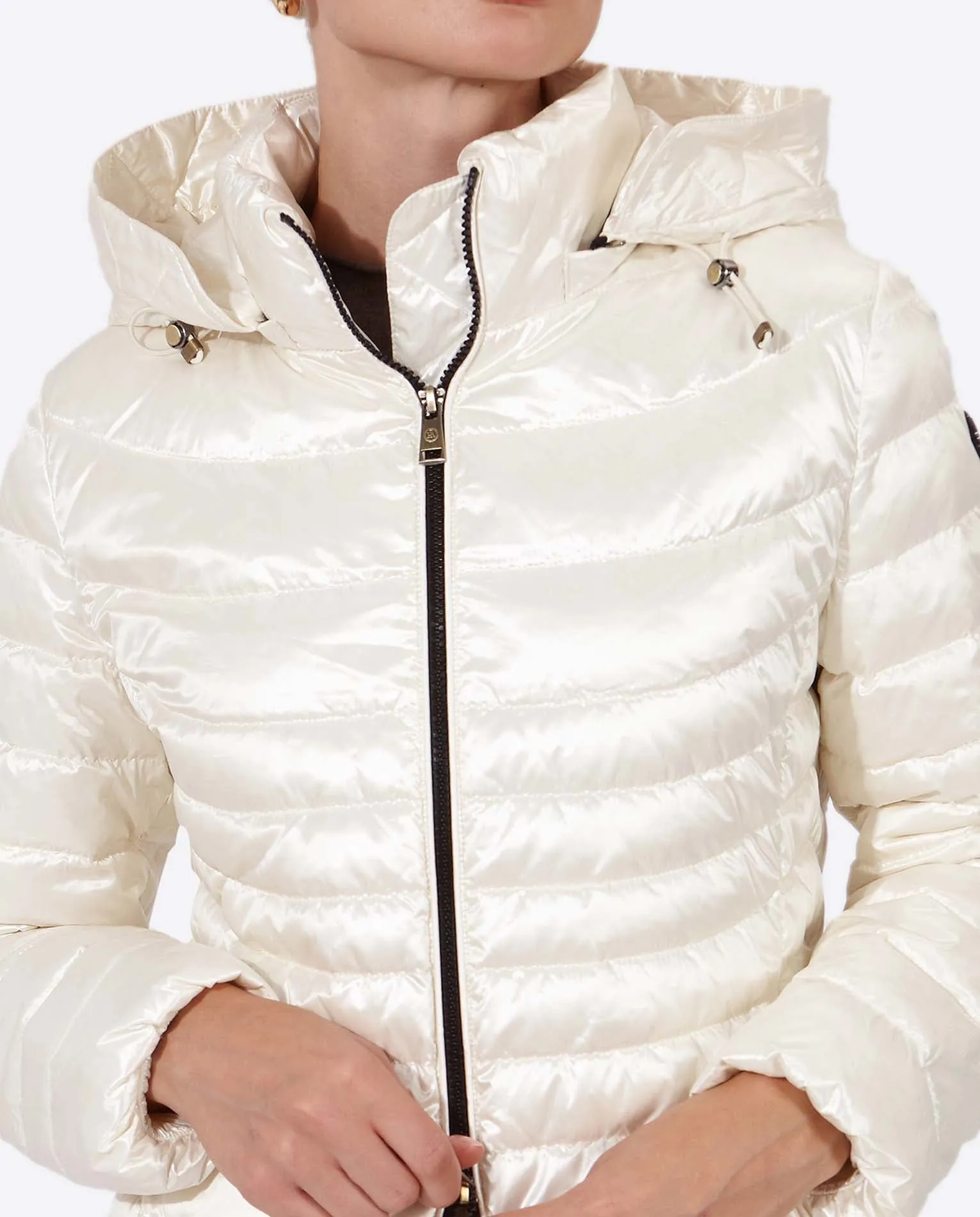 Women's down jacket CRIS Nacre