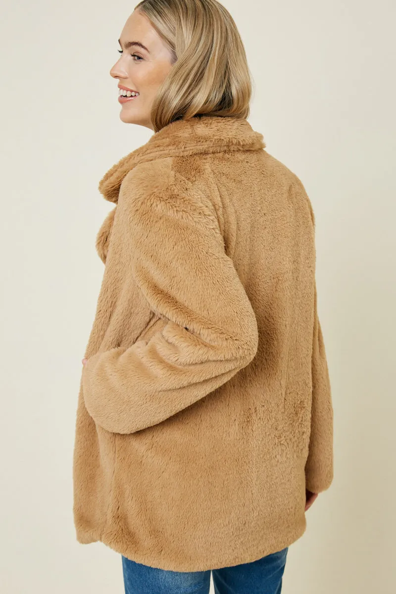 Womens Faux Fur Coat