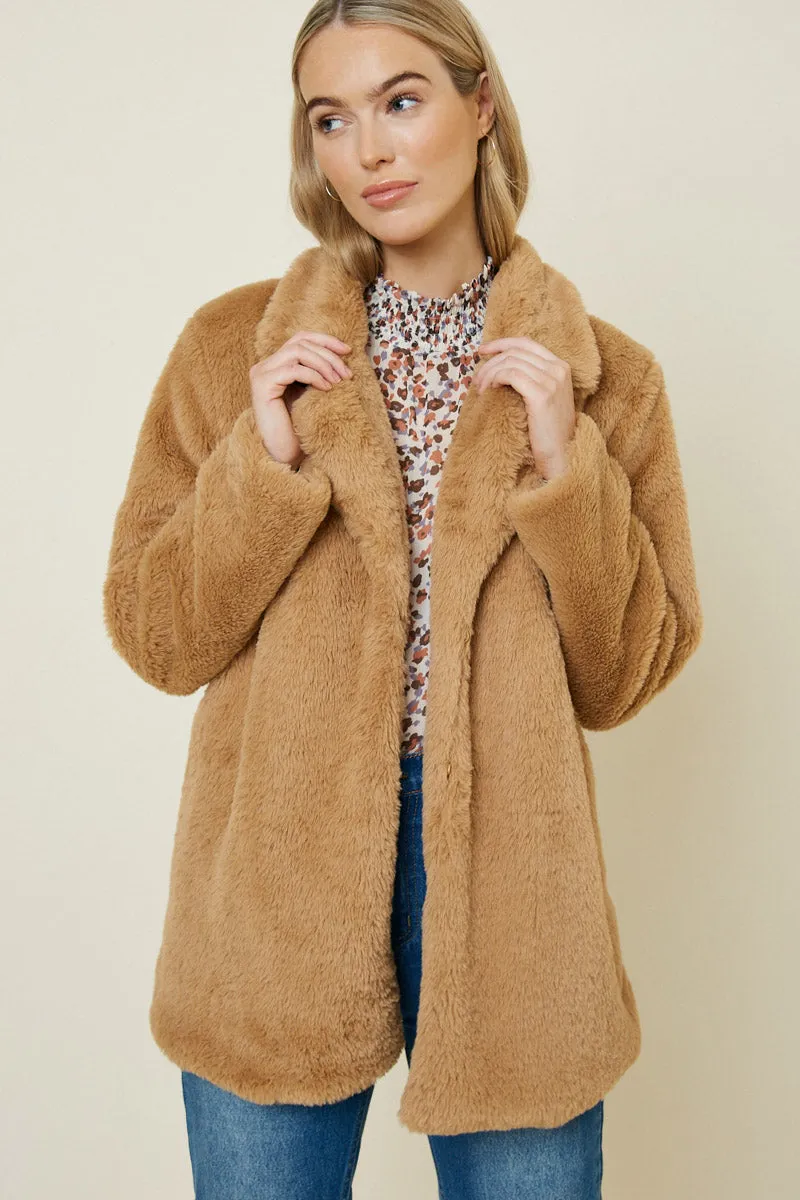 Womens Faux Fur Coat