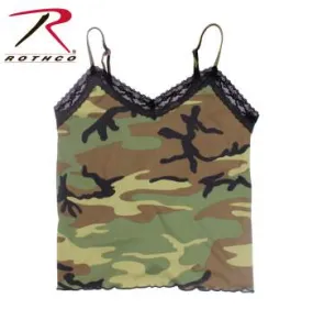 Women's Lace Trimmed Camo Camisole