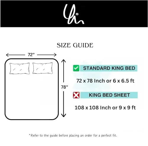 YaAkholic Velvet Warm Winter Flannel Elastic Fitted Bedsheets for Double Bed Queen Size 72 x 78 x 8 inches with 2 Pillow Covers - Woolen Bedsheet for Double Bed (Coffee, Queen : 78 x 72)