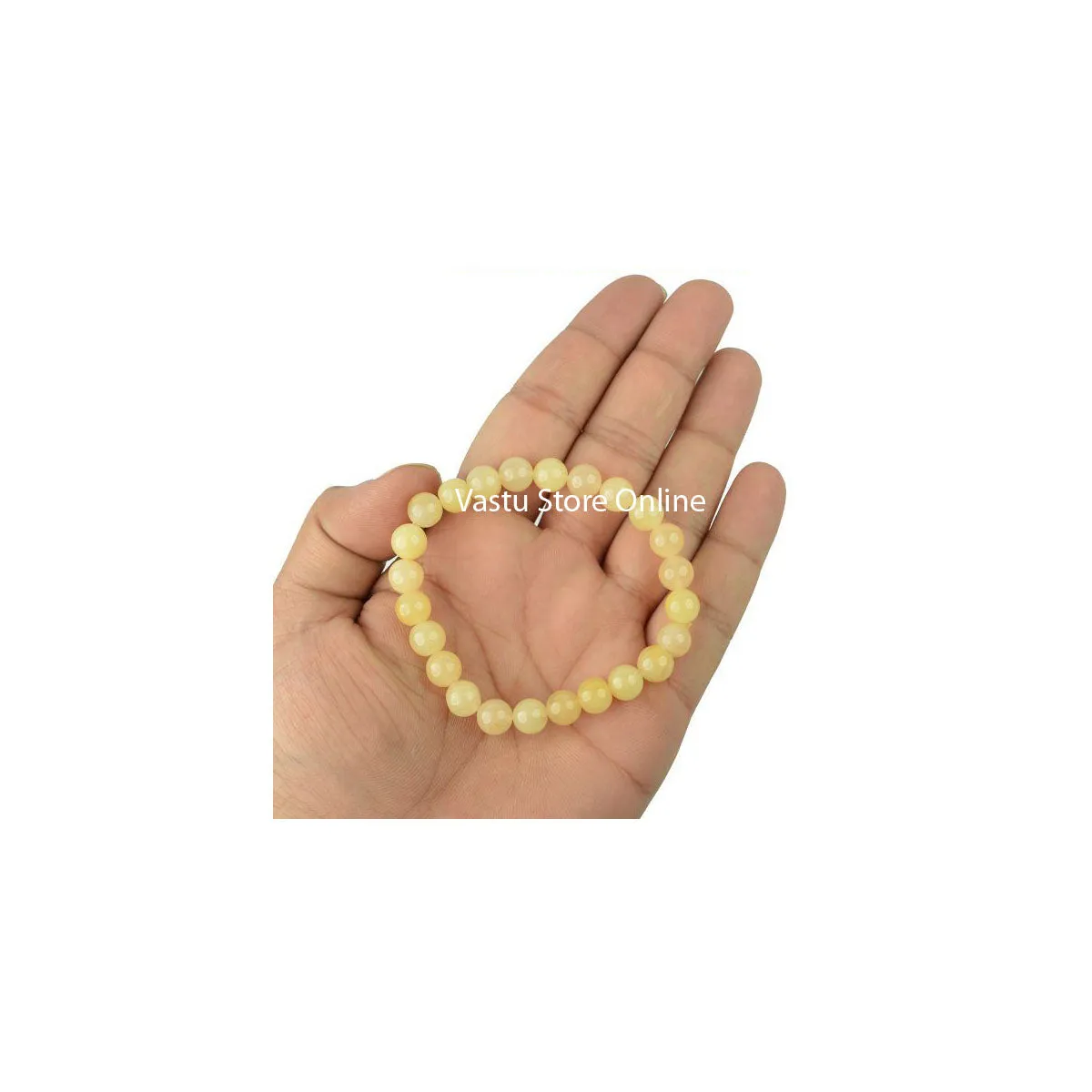 Yellow Aventurine Round Crystal Bracelet