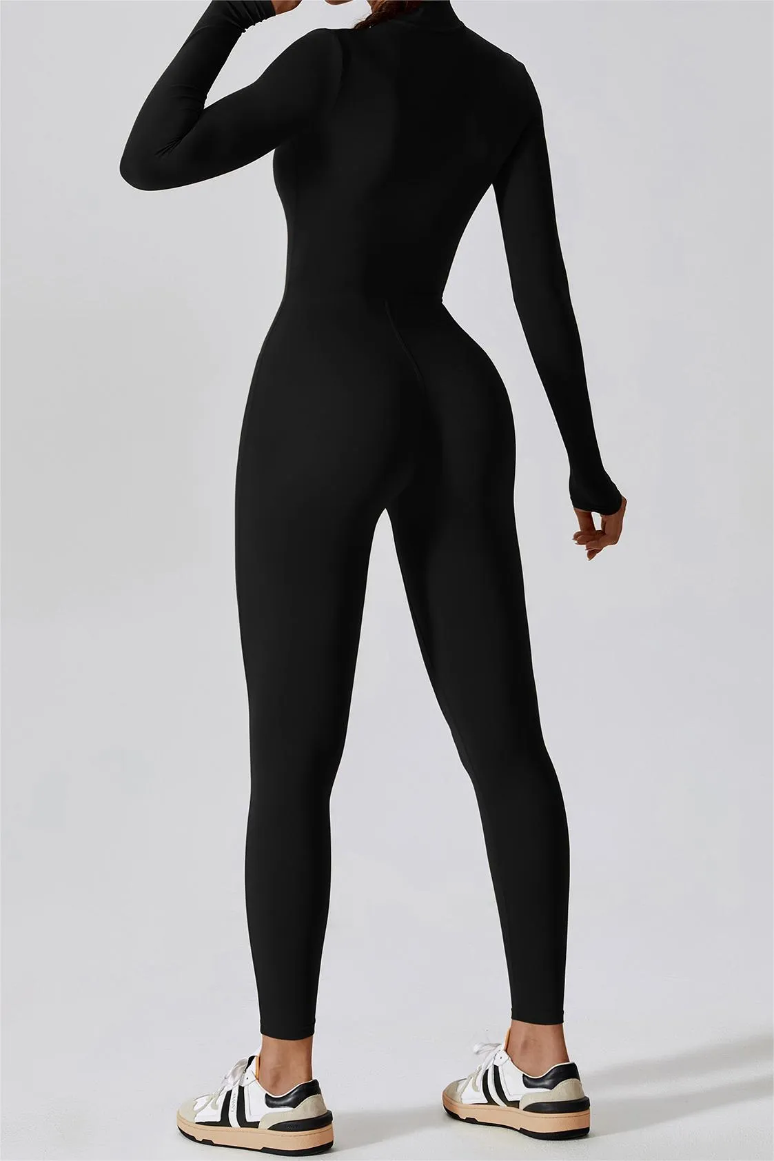 ZipFlex Long Sleeve Athleisure Jumpsuits